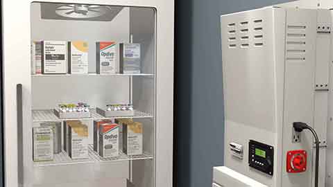 Power Outage Vaccine refrigerators and freezers